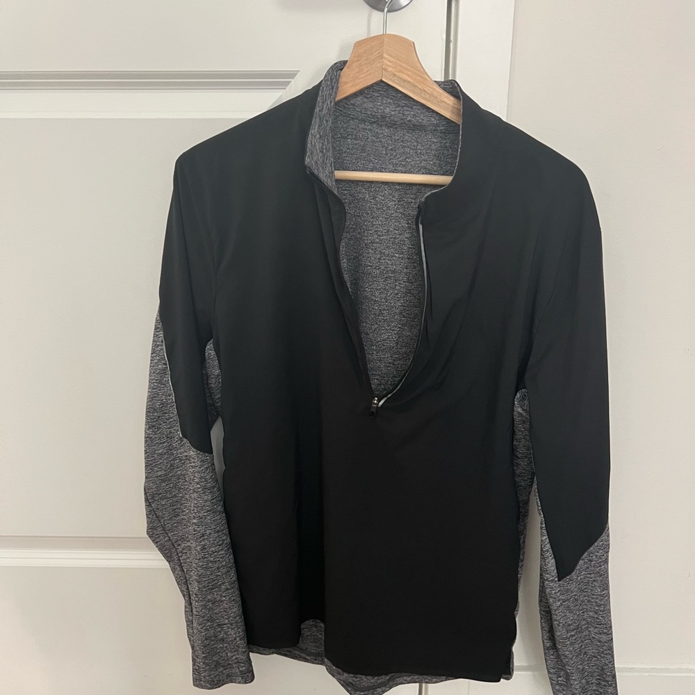 Lululemon Half-Zip Long Sleeve Workout Shirt (Stunning)